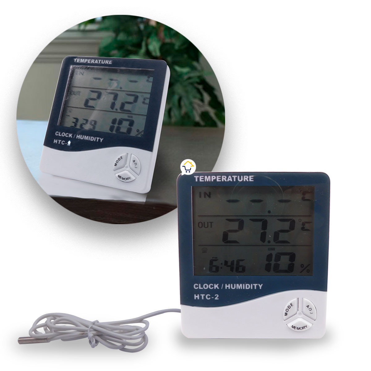 Miniatura 3 de Medidor De Humedad Termometro HTC-2A